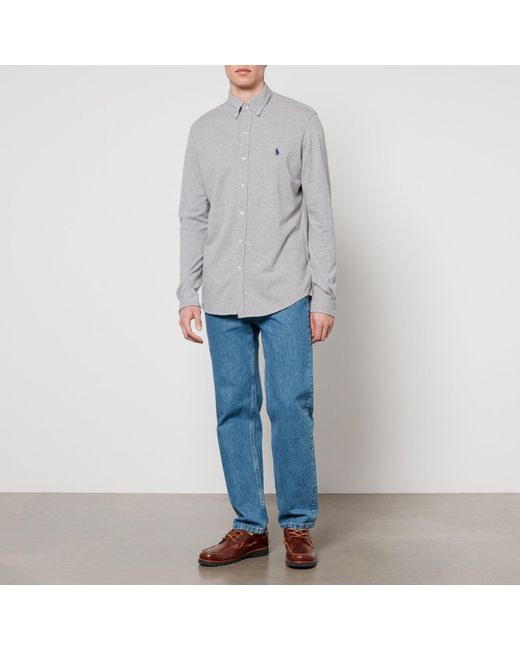 Ralph Lauren Gray Long Sleeve Plain Shirt for men
