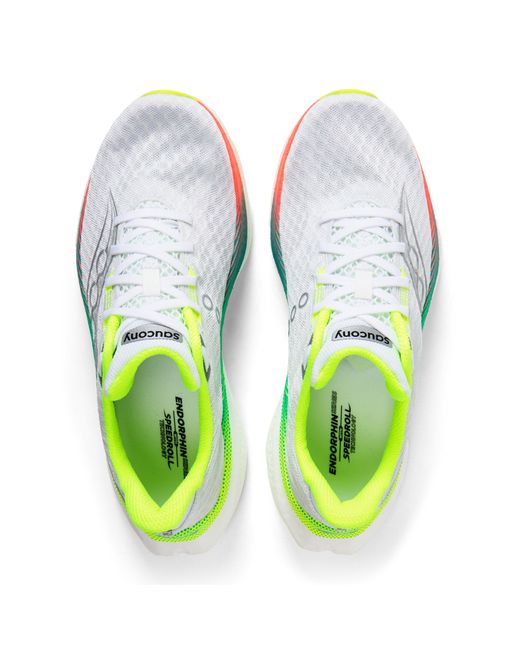 Saucony Green Endo Speed 5 Road Running Shoes