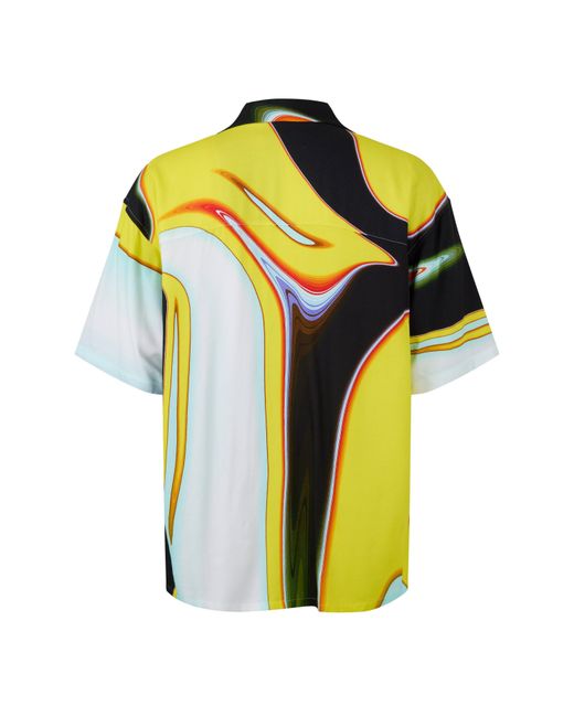 Ambush Black Printed Short Sleeved Shirt for men