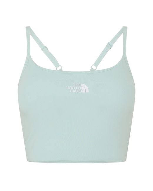 The North Face Blue Flex Outdoor Non Wired Medium Impact Sports Bra