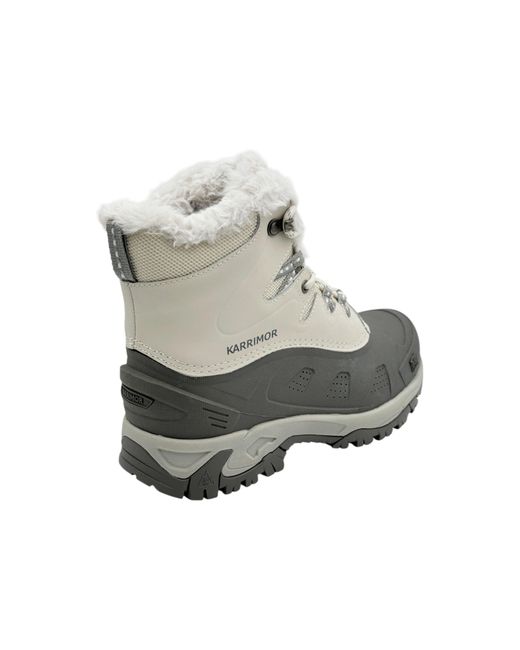 Karrimor Gray Snowfur Winter Insulated Water Resistant Snow Boots