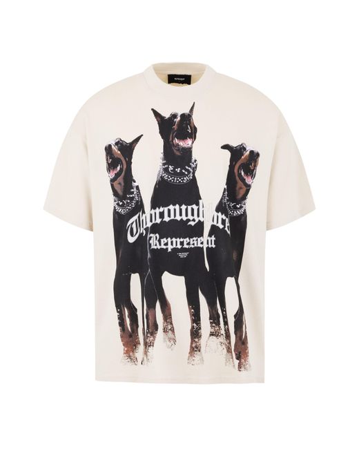 Represent Natural Rep Thoroughbred T-Shirt, Bold Printed Graphic for men