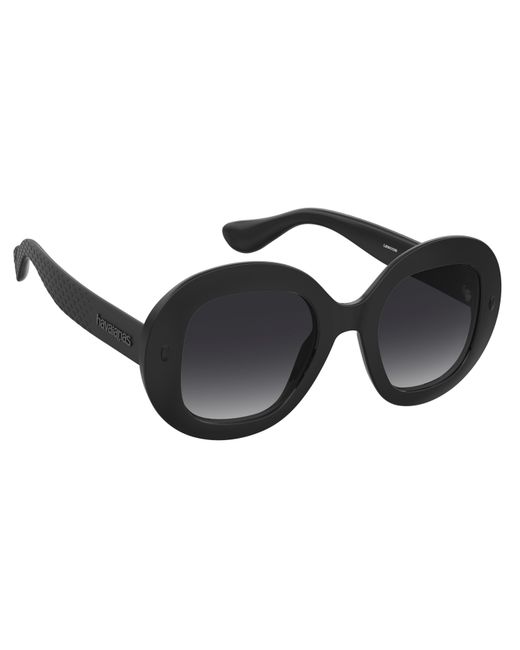 Havaianas Black Lencos Oval Sunglasses