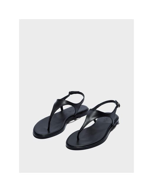Aeyde Brown Raine Flat Sandals