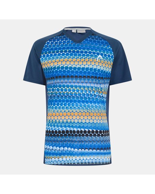Head Blue Topspin Short Sleeve Performance T-Shirt for men