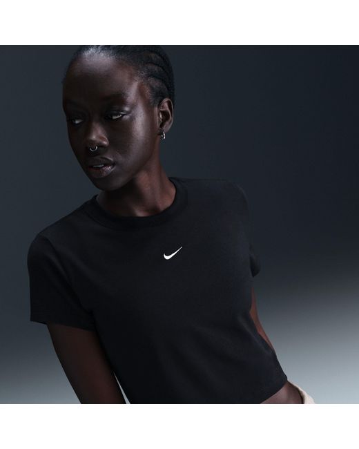 Nike Black Chill Crop Tee