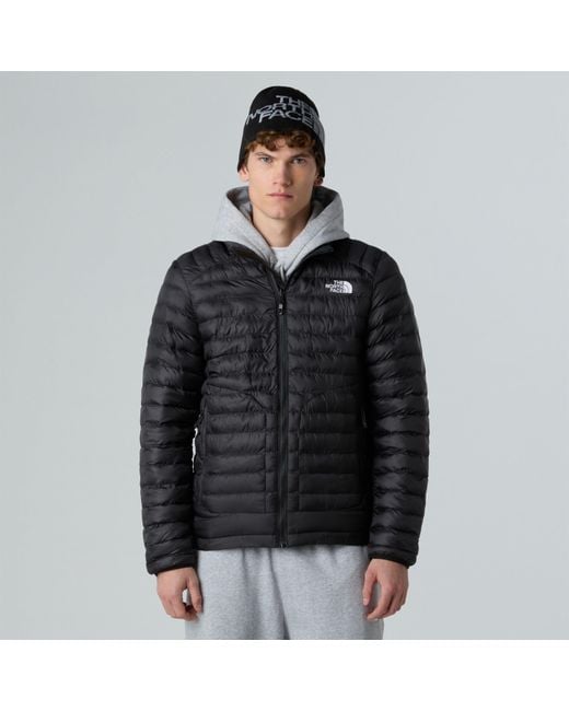 The North Face Black Huila Weather Resistant Lightweight Down Jacket for men