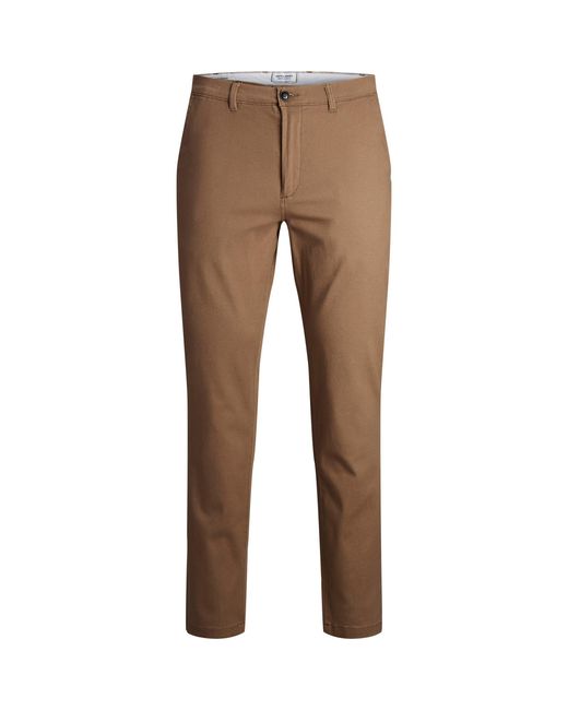Jack & Jones Brown Dave Chino Trouser Plus Size for men