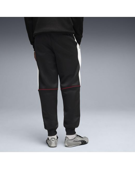 PUMA Black Adults Ferrari Closed Hem Jersey Joggers