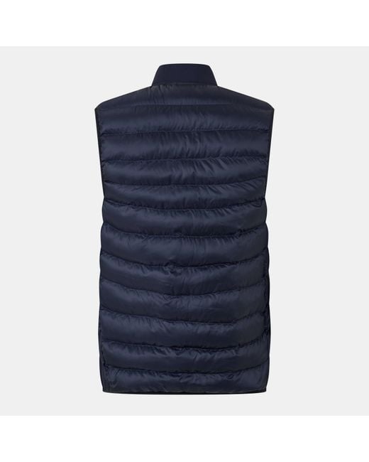 Lacoste Blue Quilted Gilet for men