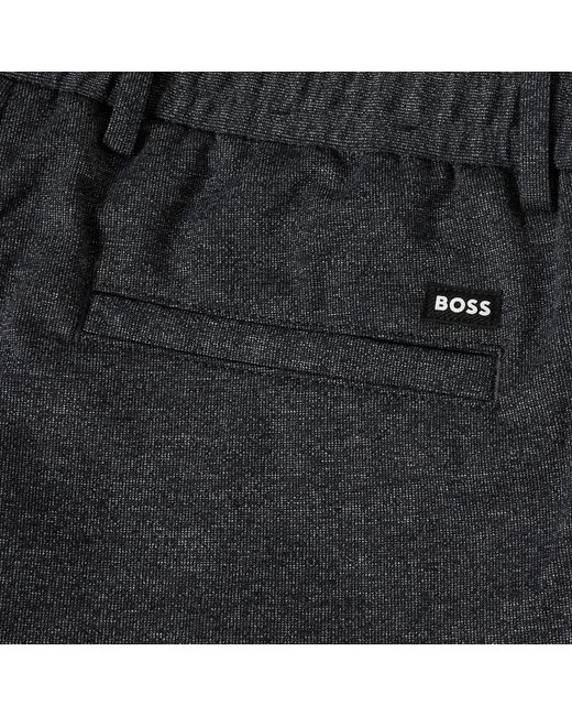 Boss Blue Kane-Ds Straight Leg Trousers for men