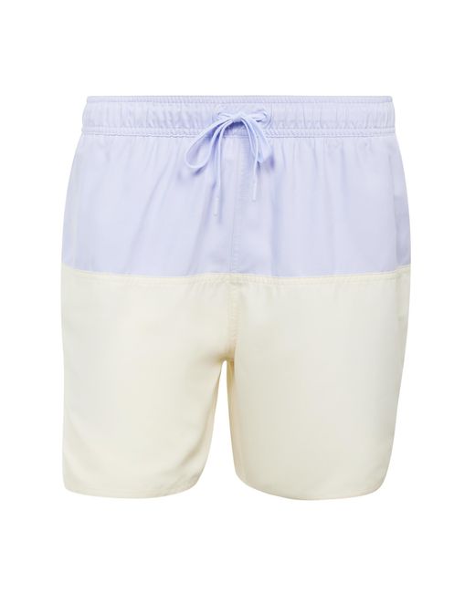 Adidas Blue Colorblock Clx Swim Shorts Short Length for men