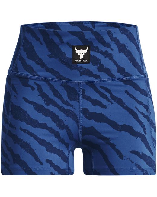 Under Armour Blue Project Rock Meridian Shorts