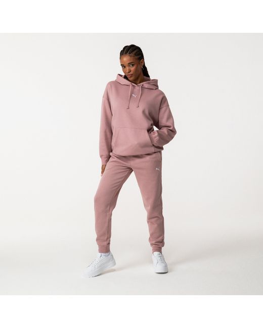 PUMA Pink Essentials Oversized Hoodie