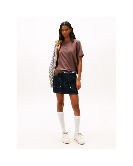 Tommy Hilfiger Brown Logo T-Shirt
