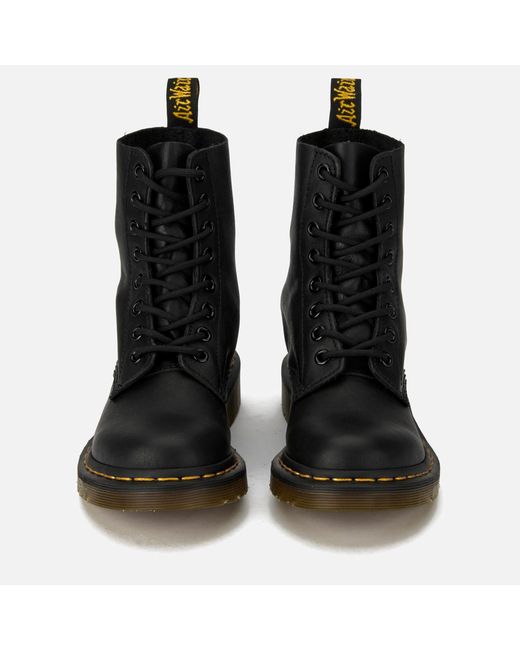 Dr. Martens Black Pascal Soft Leather Boots