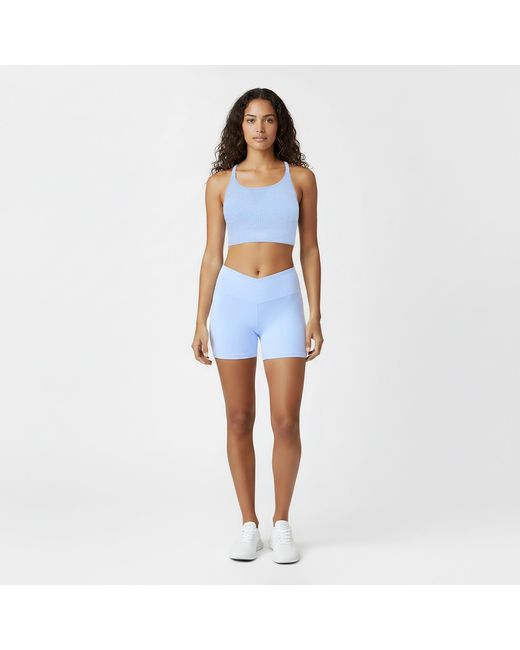 Usa Pro Blue Up Seamless Adjustable Sports Bra
