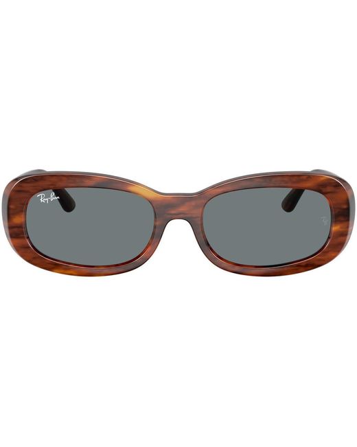 Ray-Ban Gray Rectangle Sunglasses