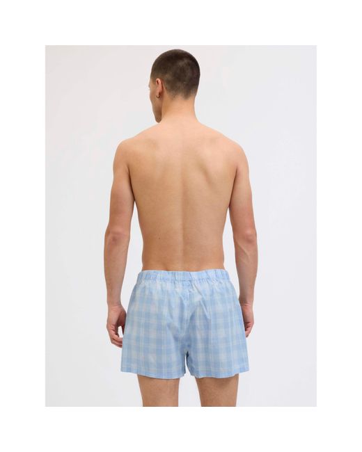 Jack & Jones Blue 3-Pack Milano Woven Boxers for men