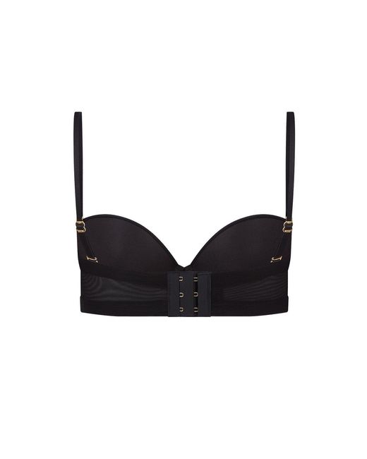 Agent Provocateur Black Lucky Strapless Underwired Bra