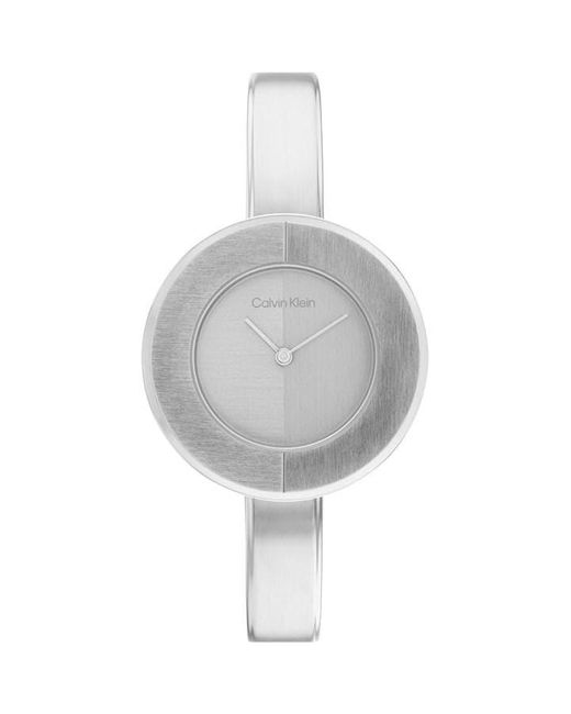 Calvin Klein Gray 32mm Silver Quartz Watch