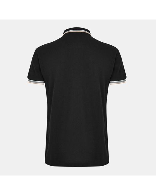 Boss Black Paddy Polo Shirt With Contrast Tipping for men
