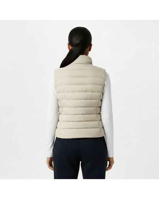 Jack Wills Natural Badwell Lightweight Waterproof Puffer Gilet