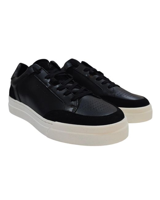 Loyalti Black Braid Low-Top Trainers for men