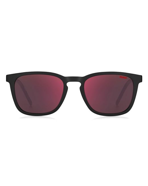 HUGO Black Round Sunglasses for men