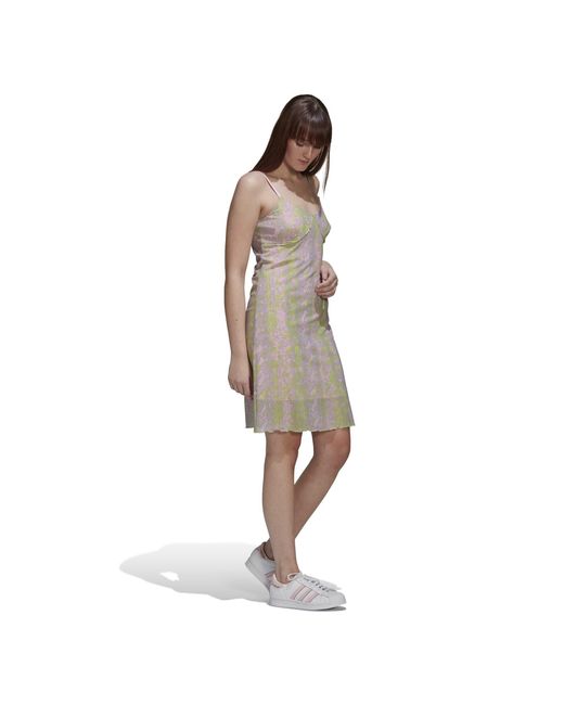 Adidas Originals Gray Adidas Snake Midi Dress