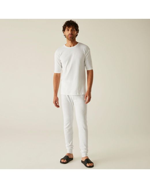 Regatta White Thermal Long Johns for men