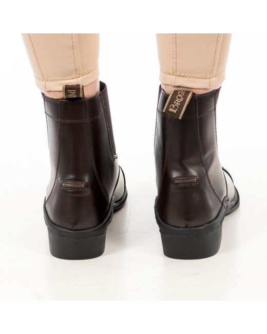 Brogini Brown Tivoli Zip Jodhpur Boots