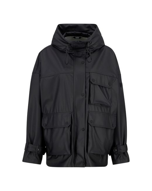 Barbour Black Rain Anorak Jacket