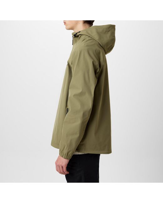 Dickies Green Ronan Water Resistant Hooded Long Sleeve Rain Anorak for men