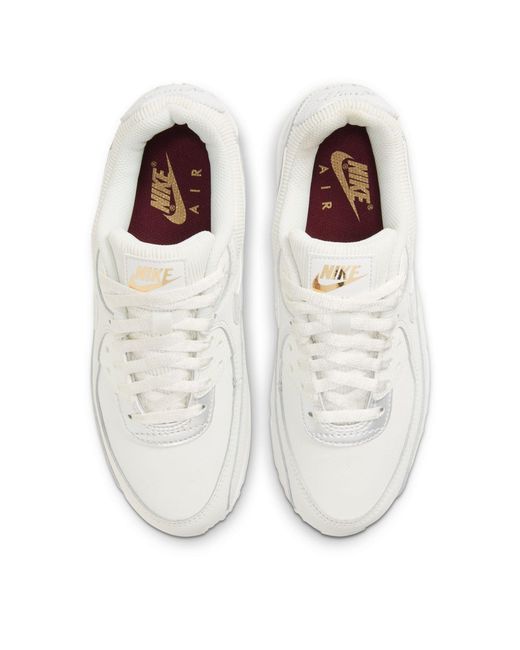 Nike White Air Max 90 Trainers