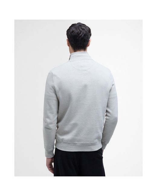 Barbour Blue Essential Sweatshirt for men