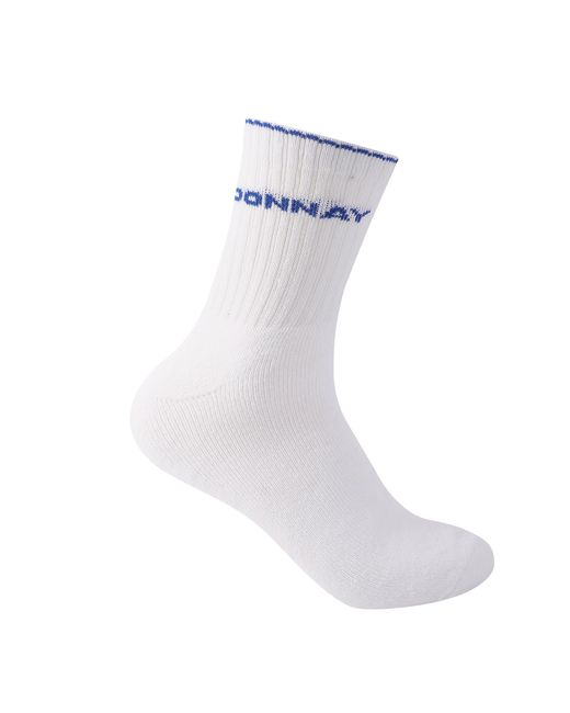 Donnay White 10 Pack Quarter Socks Plus Size 12