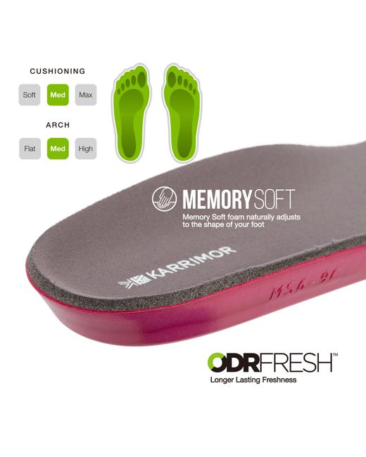 Karrimor Pink Memory Foam Insole