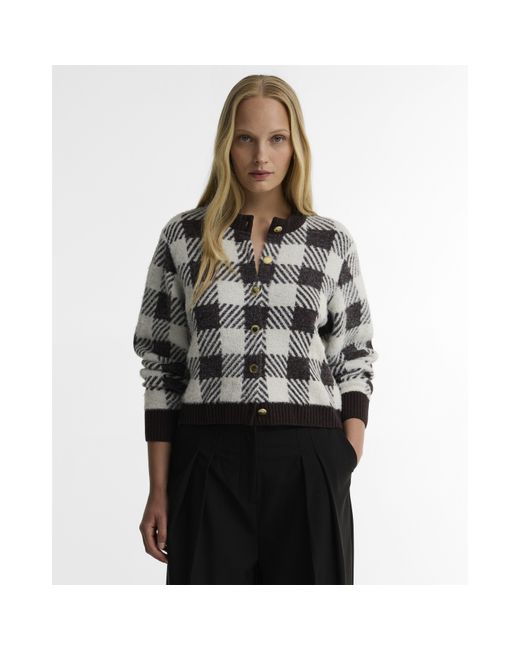 Barbour Gray B.Int Halina Knt Car Ld64