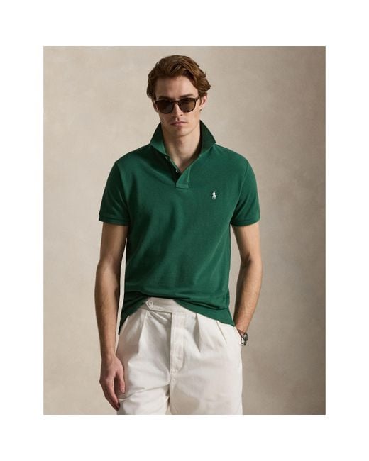 Polo Ralph Lauren Green Custom Short Sleeve Polo Shirt for men