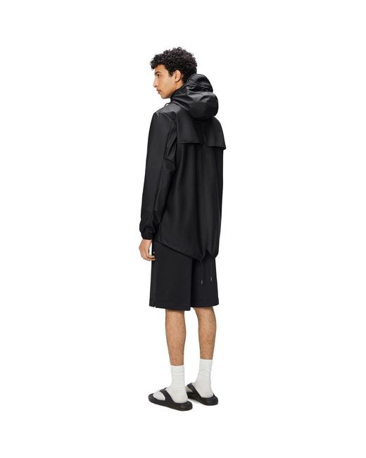 Rains Black Fishtail Waterproof Jacket