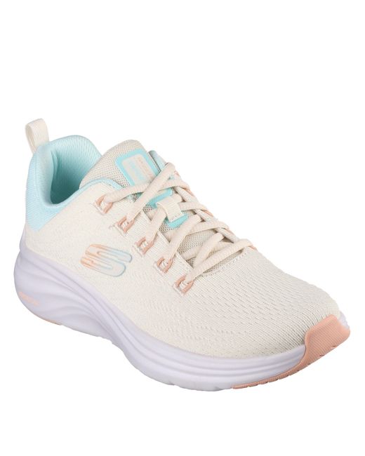 Skechers White Engineered Mesh Air Cool Slip On Trainers