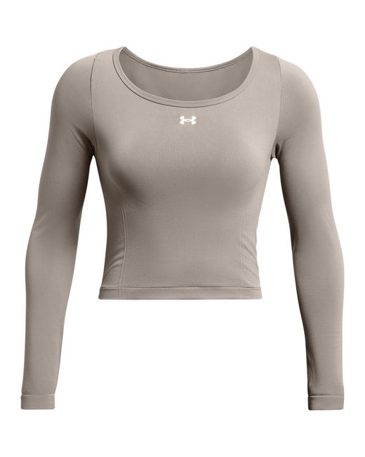 Under Armour Gray Vanish Seamless Long Sleeve T-Shirt