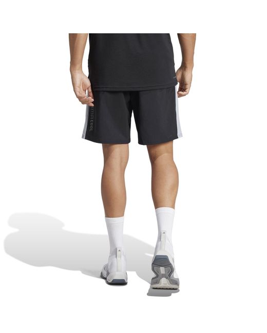 Adidas Black Climacool Colorblock Shorts for men