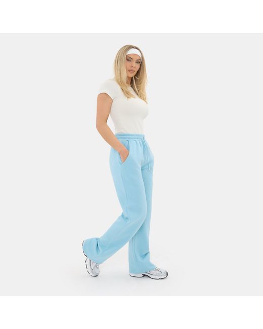 I Saw It First Blue Wide Leg Joggers