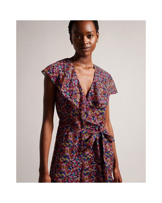 Ted Baker Red Ted Surya Jumpsuit Ld99