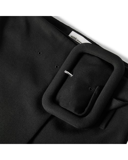 AMI Black Ami Mini Skirt Ld61