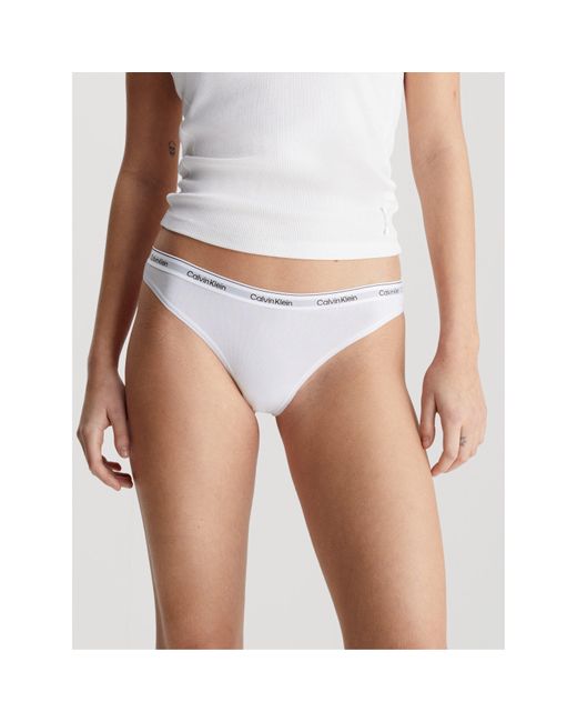 Calvin Klein Black 3 Pack Thongs