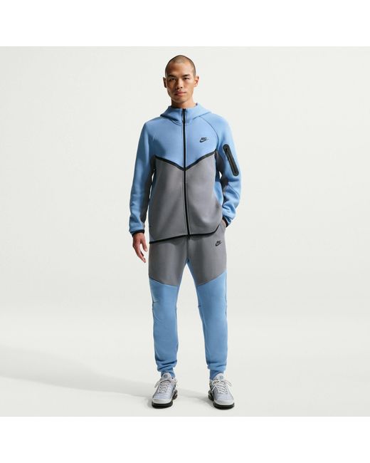 Nike Blue Tech Fleece Pants for men