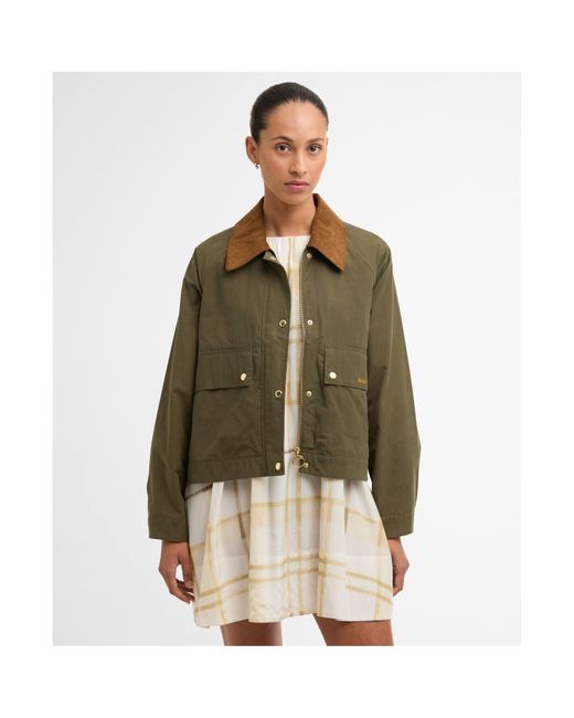 Barbour Green Rain Anorak Jacket